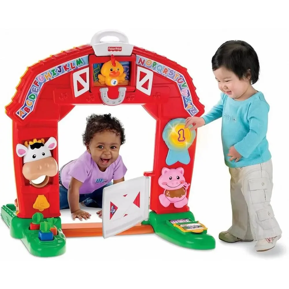 Fisher Price Laugh & Learn Crawl Through Barn Learning Farm 2009 Toy